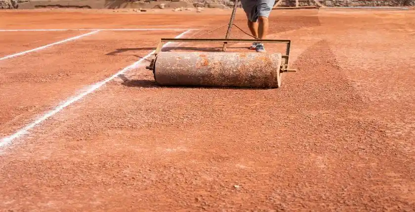 athletics track cleaning